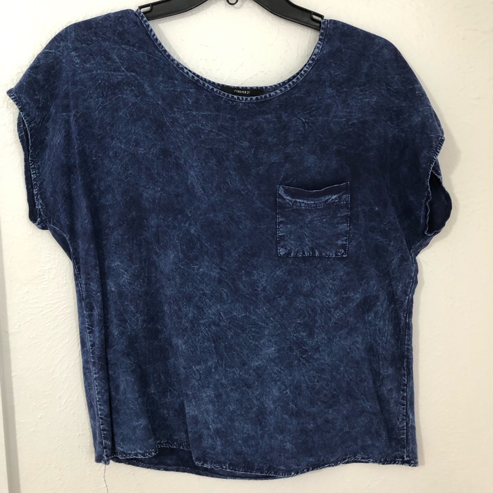 Forever 21 denim shirt with pocket